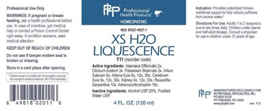 XS H2O  LIQUESCENCE - NSPC0035 XS H2O Liquescence
